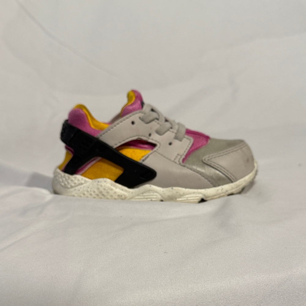 Kids' Stylish Gray and Pink Sneakers
